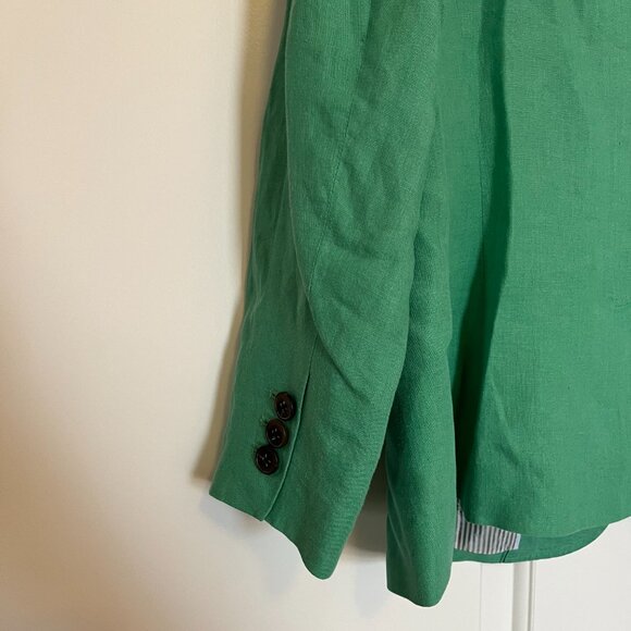 100% Linen Talbots Blazer - Picture 4 of 9